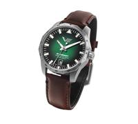 Vostok Europe 125A749 Rocket N1 Automatik Herrenuhr Edelstahl mit braunem Lederband