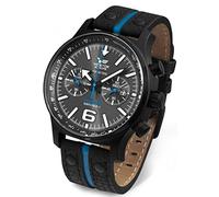 Vostok Europe 6S21-5954198 Uhr, Schwarz, Diameter, 47.3 mm, Streifen