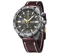 Vostok Europe almaz Herren Uhr analog Japanisches Quarzwerk mit Leder Armband 6S11-320H521