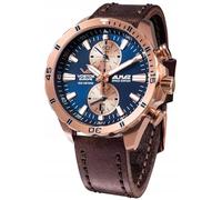 Vostok Europe Almaz Space Station Herrenuhr Chronograph mit Lederband 320B660-L