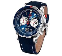 Vostok Europe Anchar Herren Uhr analog Quarzwerk mit Leder Armband 6S21-510A583