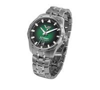 Vostok Europe NH35-125A749B Armbanduhr Unisex Automatik Rocket N1 Stahl/Grün 39 mm