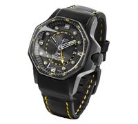 Vostok Europe Atomic Age Herren Uhr analog Quarzwerk mit Leder Armband NH34-640C703