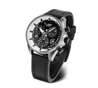 Vostok Europe 6S30-325E727 Herrenuhr Chronograph Lunar Eclipse Schwarz/Stahl LE