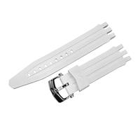 Vostok Europe Energia Rocket Silikonarmband / 26 mm/Weiß/Edelstahl Schließe ZUB-EN-S-650-white