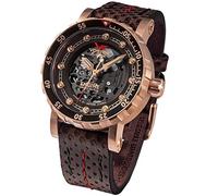 Vostok Europe Engine Herren Uhr analog Automatik mit Leder Armband NH72-571B648