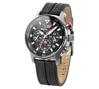 Vostok Europe Expedition South Pole 592A761 Solar-Armbanduhr für Herren, Chronograph, Lederarmband, 20 ATM, Datum, Armband