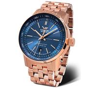 Vostok Europe GAZ-14 Limousine Automatik Herrenuhr roségold/blau NH35A-565B592B