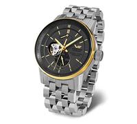 Vostok Europe GAZ 14 Limousine mit Glieder Edelstahlband Automatik Power Reserve YN84-565E551-B