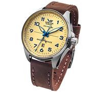 Vostok Europe Herren-Armbanduhr Automatik Space Race Braun/Beige YN55-325A663