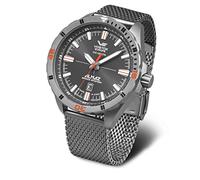 Vostok Europe Herrenuhr Almaz Automatik Titan mit Milanaiseband 320H263-B