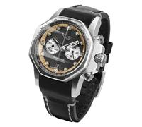 Vostok Europe Atomic Age Herren Uhr analog Quarzwerk mit Leder Armband VK64-640A698