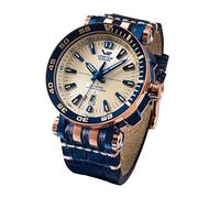 Vostok Europe Energia Rocket Herrenuhr Automatik mit 2 Armbändern 30 ATM Datum 575E651-L