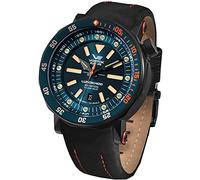 Vostok Europe Lunokhod-2 Herren-Armbanduhr, analog, automatisch, mit Lederarmband, NH35A-620C633