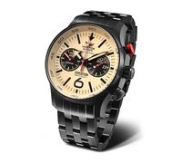 Vostok Europe Herrenuhr Expedition Nordpol 1 Chronograph mit Edelstahlband 595C644-B