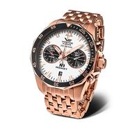 Vostok Europe Herrenuhr mit Edelstahlband N1 Rocket Chronograph Miyota 6S21 20 ATM Datum 225B619-B