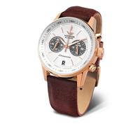 Vostok Europe Herrenuhr mit Lederband Limousine Chronograph Datum 560B692
