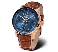 Vostok Europe Herrenuhr mit Lederband Limousine GAZ-14 Automatik SII NH35A Datum 565B592