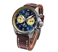 Vostok Europe Herrenuhr Space Race Chronograph Braun/Blau 6S21-325A667