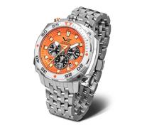 Vostok Europe Herrenuhr Systema Periodicum Neon Chronograph mit Metallarmband 650A723-B