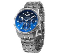 Vostok Europe JS20-125A750-B Damen-Uhr Chronograph Vilnele Stahl/Blau