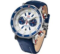 Vostok Europe Lunokhod-2 Herren Uhr analog Quarzwerk mit Leder Armband 6S21-620A630