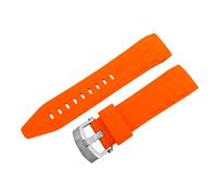 Vostok Europe Lunokhod 2 Silikonarmband / 25 mm/orange/Schließe mattiert ZUB-L2-S5