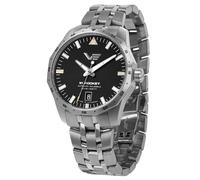 Vostok Europe NH35-125A747B Armbanduhr Automatik Rocket N1 Stahl/Schwarz 39 mm