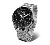 Vostok Europe Space Race Herrenuhr Automatik mit Milanaiseband 20 ATM Datum 325A662-B