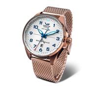 Vostok Europe Space Race Herrenuhr Automatik mit Milanaiseband 20 ATM Datum 325B664-B