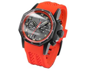 Vostok Europe VK64-?640C699 Herren Armbanduhr Atomic Age Chronograph, Leder