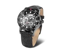 Vostok Europe Women Fashion Sports Diver Automatic Analog Watch Skeleton NH72-515D766 Schwarz Dial
