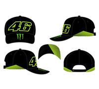 Valentino Rossi VR46 Monster Energy Cap "46" in schwarz
