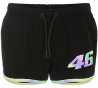 VR46 Number 46 Damen Shorts, schwarz, Größe M