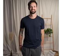 Vresh Clothing Ravi - Regular Fit T-Shirt aus Tencel-Mix Navy S