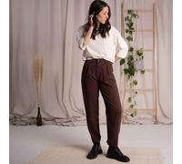 Vresh Clothing Vabia - Slacks aus TENCEL (TM) Lyocell Kastanie XL