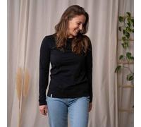 Vresh Clothing Vee - Longsleeve aus Biobaumwolle schwarz L