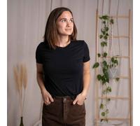 Vresh Clothing Veli - Crop T-Shirt mit TENCEL (TM) Lyocell Schwarz XL