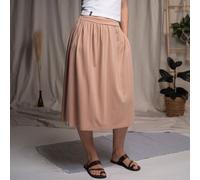 Vresh Clothing Velipa - Midi Rock aus Tencel-Mix Nougat L