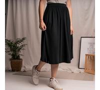 Vresh Clothing Velipa - Midi Rock aus Tencel-Mix Schwarz L