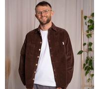 Vresh Clothing Vinley - Cord Hemd aus Biobaumwolle Braun XL