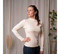 Vresh Clothing Viyola - Turtle Neck Longsleeve aus Biobaumwolle Ecru L