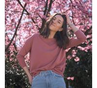 Vresh Clothing Vleur, 3/4-Longsleeve aus Biobaumwoll-Mix Hibiskus S