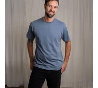 Vresh Clothing Vred - oversized T-Shirt aus Biobaumwolle Rauchblau L