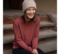 Vresh Clothing Vrenja, Klassischer Strickpullover aus Biobaumwolle Hibiskus XL