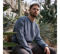 Vresh Clothing Vritz - Sweater aus Biobaumwolle Rauchblau S