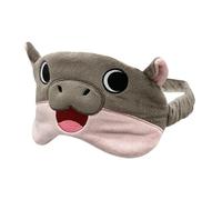 Vriusi Plush Eye Masque, Comfortable Hippo Eye Masque, Sleep for Naps, Cute Plush Eye Covers, Travel Sleep, Cozy Eye Cover, Use for Relaxation, Hippo Eye Masque, Plush Sleep for Travel