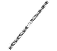 VRKRTVBLB Edelstahl-Armband 6 mm 8 mm 10 mm Armband Ersatzarmband for Männer Frauen(Silver,10mm)