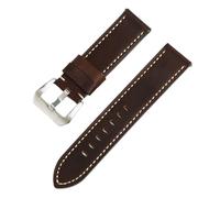 VRKRTVBLB Leder-Uhrenarmband 20 mm, 22 mm, 24 mm, 26 mm, Schnellverschluss-Armbandzubehör for Damen und Herren(3,24mm)