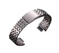 VRKRTVBLB Uhrenarmband aus Edelstahl mit Schnellverschluss, 18 mm, 20 mm, 22 mm, universelles Ersatzarmband aus Metall for Herren und Damen(C,22mm)